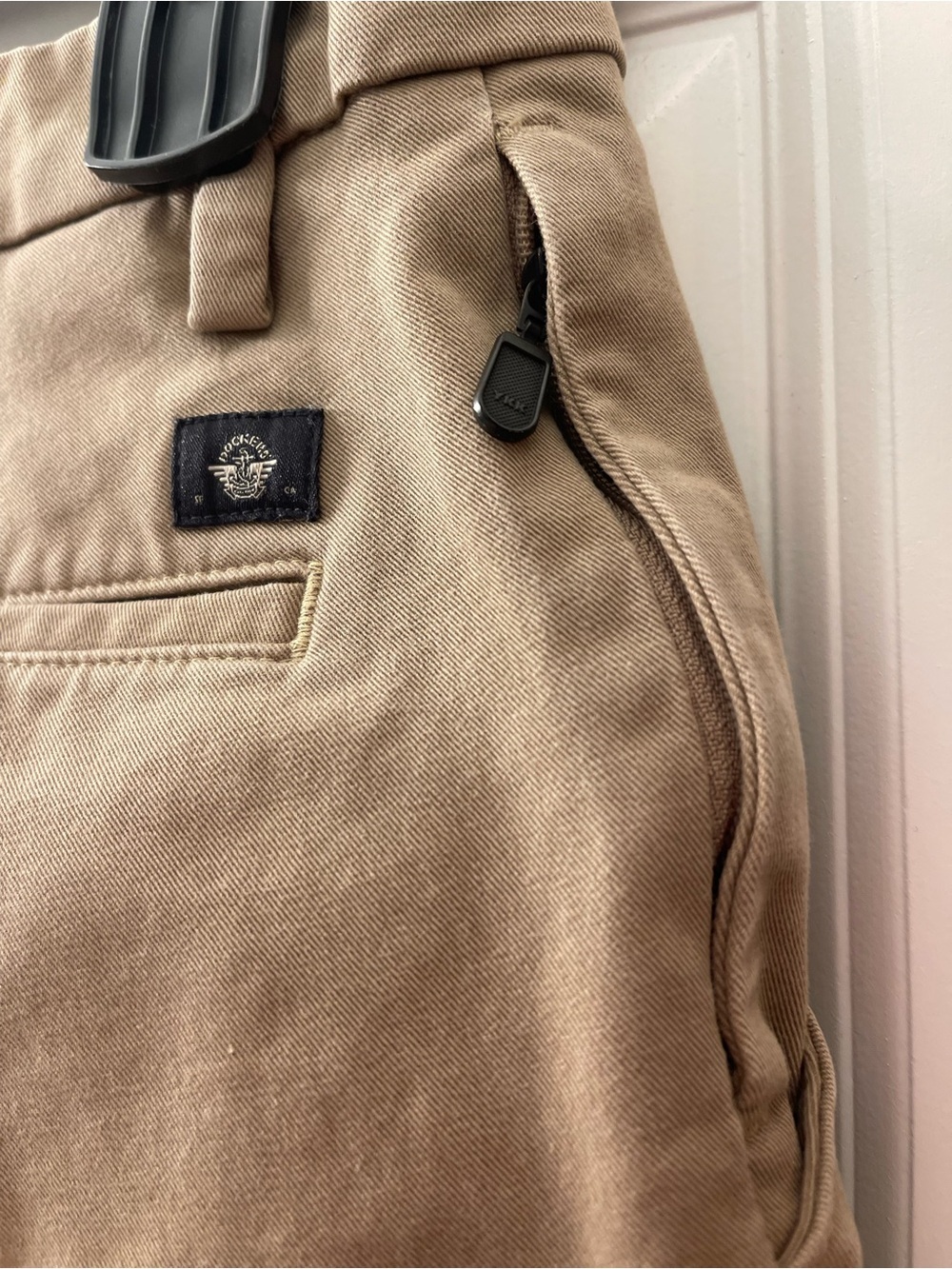 Dockers Men's Khaki Straight-Leg Chinos - Light Brown - Picture 3 of 6